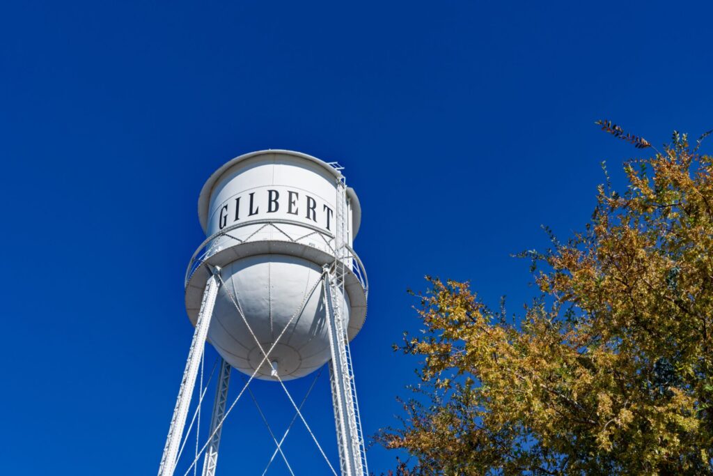 Gilbert Arizona Iconic Watertower